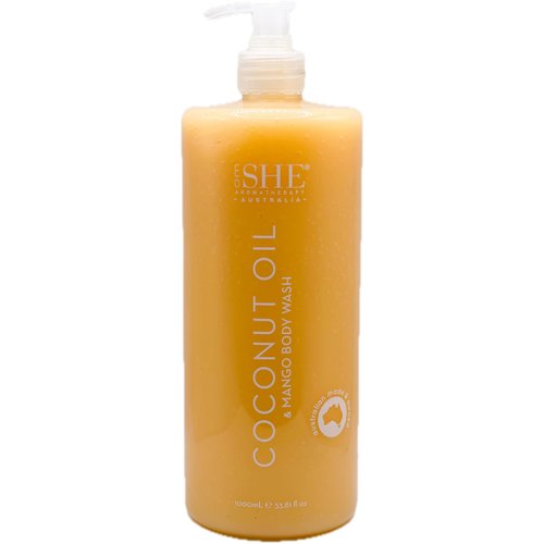 Om She COCONUT OIL & MANGO BODY WASH 33.8 FL OZ