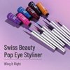 Swiss Beauty Pop Eyeliner | Waterproof And Long Lasting Liquid Eyeliner | Smudge Proof Eye Makeup |Quick Drying |Shade - Sunrise, 3 Ml |