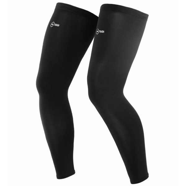 Tough Outdoors Compression Leg Sleeves - Full Leg Compression Sleeve for Men & Women, UV Leg Sleeves, Cycling Leg Warmers