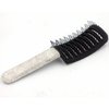 Bestbling Bling Styling Hair Smooth and Detangle Hair Brush for Women, Girl, Men, Arc-shaped Spareribs Comb (White)