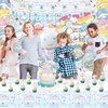 kawaii Birthday Party Decorations, kawaii Party Supplies Include Banner, Backdrop, latex Balloons, Hanging Swirls, Foil Balloon, Cake Cupcake Toppers, Tablecloth