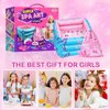 Kids Spa Kit for Girls, Foot Spa Day Kit for Girls, Girl Stuff for Manicures Pedicure, Nail Art Salon Kit Christmas Birthday Gift for 6 7 8 9 10-12 Years Old