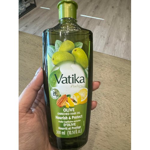 Dabur Vatika Naturals Enriched Hair Oil - Natural Moisturizing, Strengthening & Hair Oil for Healthy Scalp, Nourishing Hair Oil for Soft, Manageable, and Silky Hair From Root to Tip (Olive, Pack of 3)