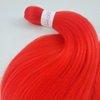 Gozill Red Braiding Hair Pre stretched Braiding Hair Ez Braid Hypoallergenic Braiding Hair Colored Hair Extensions Knotless Synthetic