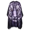 Professional Hair Cutting Cape for Adults with Adjustable Neck Snaps Barber Cape for Men Salon Haircut Cape Tiger Print Barber Accessories 63" x 56"