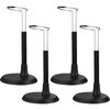 jarbins 4pcs Doll Stand Black Doll Display Support 18 Inches Action Figure Stand Reusable Doll Support Stand Dollhouse Furniture Vertical Doll Stand Supply Dolls Accessories
