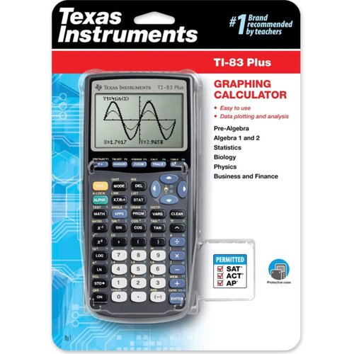Texas Instruments TI-83 Plus Programmable Graphing Calculator (Packaging and Colors May Vary)