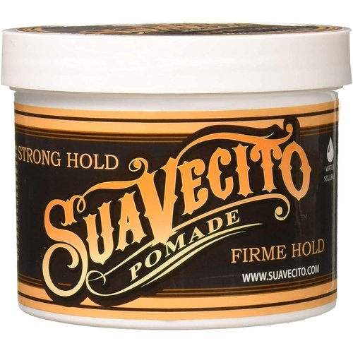 Suavecito Pomade Firme (Strong) Hold 32 oz, 1 Pack - Strong Hold Hair Pomade For Men - Medium Shine Water Based Wax Like Flake Free Hair Gel - Easy To Wash Out - All Day Hold For All Hair Styles