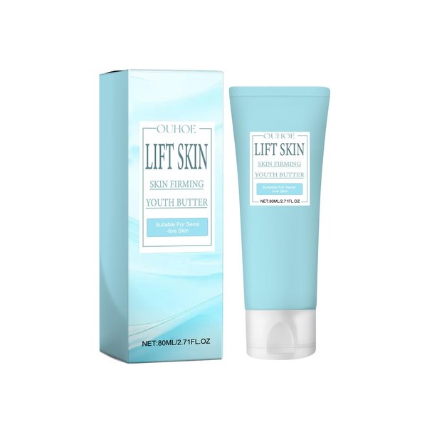 Skin Firming Youth Butter, Butter Anti Aging Moisturizer, Skin Firming and Anti Wrinkle Cream, Skin Tightening Lotion for Body Loose Skin for Neck Face Butt Arms Legs