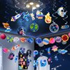 SUNBEAUTY 37PCS Space Galaxy Birthday Decorations Space Themed Party Supplies Solar System Kit Outer Space Galaxy Party Party Decorations Space Themed Party Favors