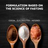 FSTN Fasting Electrolytes Supplement - Enhanced with Ketones - No Sugar Chocolate Salt - Hydration Drink Mix