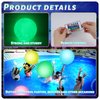 3 otters 3PCS Light Up Beach Balls, 16" Glow Pool Balls with Remote Control LED Beach Ball Inflatable Beach Toy for Kids Summer Parties Pool Decorations