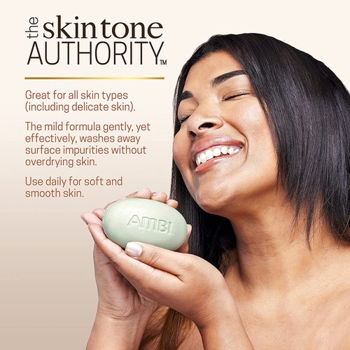 Ambi Complexion Cleansing Bar Soap, 3.5 oz (Pack of 8)