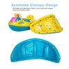 Jellydog Toy Baby Swimming Float, Baby Pool Float with Canopy, Inflatable Infant Pool Swimming Boat with Sunshade, Babies Swimming Float, Baby Pool Toy
