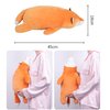 Maomoto Foxy Plush Stuffed Animal-17inch Fox Plush Pillow, Orange Fox Plushies, Sleeping Fox Plush Toy, Cute Hugging Plush Pillow, Room Decor Christmas Birthday Gifts for Kids Girls Boys