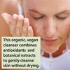 Organic Vitamin C Facial Cleanser with Resveratrol - USDA Certified Organic Face Wash - 1.7 fl oz