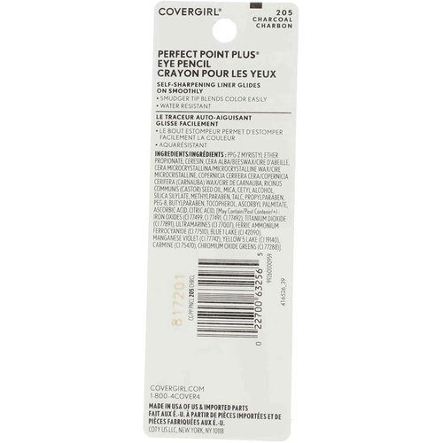 COVERGIRL Eyeliner Charcoal Self Sharpening Pencil (Pack of 3)