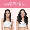 GOO GOO Clip in Hair Extensions Real Human Hair, 16inch 130g 9Pcs, 1 Jet black, Remy Human Hair Extensions Clip ins for Women, Natural Human Hair