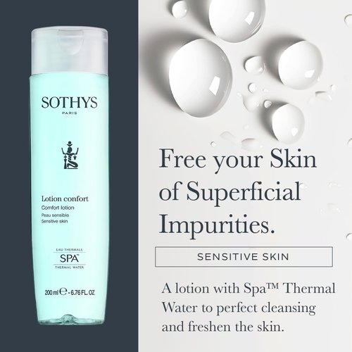 SOTHYS Comfort Lotion | Hydrating Face Toner for Sensitive Skin | Gentle Makeup Remover