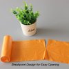 Ocasor Small Trash Bags Strong Thicken Biodegradable Garbage Bag Wastebasket for Kitchen Office Home Bathroom Bedroom 100 Counts Random Color, Orange, 17.7 inch x 19.7 inch(45 x 50 cm)