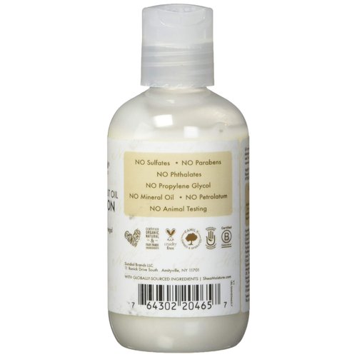 Shea Moisture 100 Percent Virgin Coconut Oil Daily Hydration Shampoo for Unisex, 3.2 Ounce