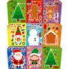 SmilinFit Christmas Stickers - Toddlers Stocking Stuffers for Kids, DIY Christmas Crafts for Kids, Christmas Party Favors Supplies, Christmas Gifts Activity Games Classroom Decorations