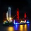 BRIKSMAX Led Lighting Kit for San Francisco Skyline Set-Compatible with Lego 21043 Building Blocks Model- Not Include The Lego Set
