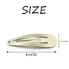 Dofash Snap Hair Clips Metal Grips 5CM/2 IN Barrettes for Thin Hair Basic Hair Accessories Hair Barrettes 12PCS (Blonde)…
