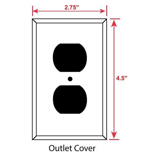 Art Plates - Zebra Print Switch Plate - Outlet Cover