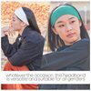 Multiuse Headband Hair Wrap for Women & Men, Casual Headwear & Wide Gym Wrap Headband Tie-Dye BB
