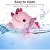 DYBFONO Axolotl Plush Toy, 10.8” Soft Cute Axolotl Stuffed Cotton Plush Pillow Kawaii Salamander Animal for Boys Girls Kids Gift (Pink)