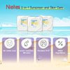 Nielies 20 Pods Sunscreen travel size, Vacation sunscreen,Reef safe sunscreen spf 50,Moisturizing Sunscreen,3ml Face & Body t travel size sunscreen bulk, 20 x 0.12 FL OZ, Best gift for Summer (20)