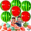 KatchOn Watermelon Balloons, 6 Count, 22 Inch, One In A Melon Party Decorations, Summer Party Decorations