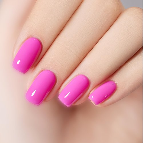 MEMEDA Nail Gel Polish,15ml Soak Off Hot Pink Neon Pink Nail Art Design Girls Salon Home Manicure...