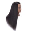 Hairlink 24-26'' Mannequin Head With Human Hair Styling Training Head Dolls for Cosmetology Manikin Maniquins Practice Head with Stand (6611B0218H)
