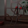 WILLBOND 2 Pieces Chinese Wooden Hair Sticks Retro Wooden Hairpins Japanese Classic Hair Chopsticks Handmade Flower Hair Accessories for Women Long Hair(Classic Style)