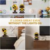 YAYZA! Galaxy Projector Starry Night Light, Little Bee Astronaut Star Projector, Starry Nebula LED Lamp with Remote, Kids Room Timed Decor Aesthetic for Children's Day, Christmas, Birthday