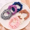 Xiwstar 9Pcs Women Girls Fashion Beaded Bracelet Hair Ties Hair Bands Ropes Scrunchie Ponytail Holder