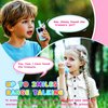 Unicorn Kids Walkie Talkies Rechargeable, 2 Miles Range 3 Channels 2 Way Radio, Birthday Gifts for Boys Girls,Family Games Outdoor Hiking Camping,3-12 Years Old Toys (Blue)