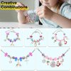 FOVRPUIB Charm Bracelet Making Kit,Toys for Girls Art Supplies Beads for Bracelets,Girls Toys Age 6-8 Years Old Friendship Bracelet Kit with Rings,Kids Toys for 6 7 8 9 Year Old Girls