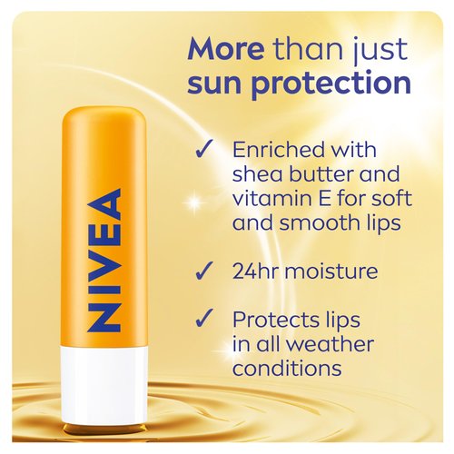 NIVEA Sun Caring Lip Balm Sticks with SPF 30, Duo Pack (2 x 4.8 g)(Imported from Canada)