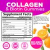 Collagen Supplements for Women & Men - Type 1 & 3 Collagen Peptides Gummies with Biotin & Vitamins C & E, Natural Healthy Hair, Skin, & Nail Growth Support - Collagen Gummy Hair Supplement - 120 Count