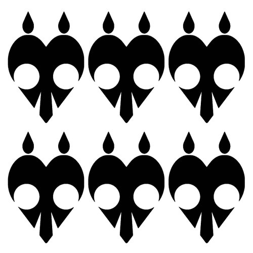 SZMLJH Blitzo Tattoo Anime Blitzo Cosplay Temporary Tattoo Sticker Costume Prop Accessories (9538-6pcs)