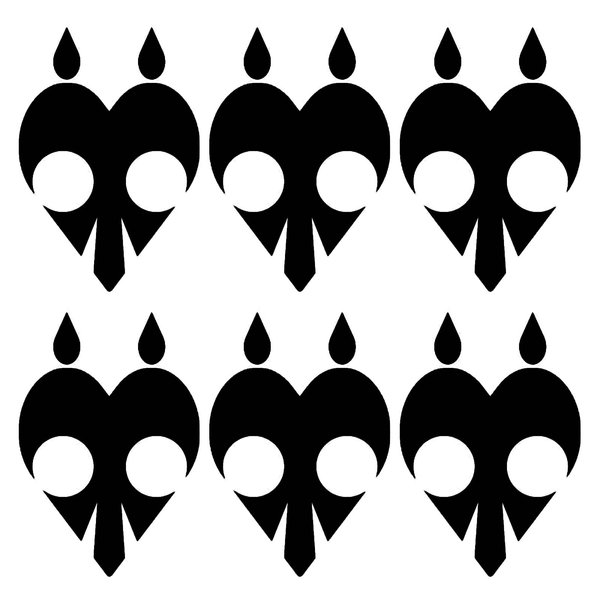 SZMLJH Blitzo Tattoo Anime Blitzo Cosplay Temporary Tattoo Sticker Costume Prop Accessories (9538-6pcs)
