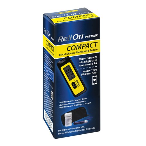 ReliOn Premeir Compact Blood Glucose Monitoring System