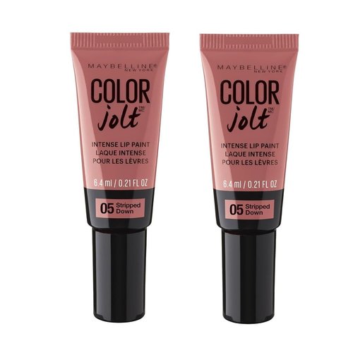 Pack of 2 Maybelline New York Color Jolt Intense Lip Paint, Stripped Down 05