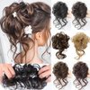 Faringoto Messy Bun Hair Piece,Tousled Updo,Scrunchie Hair Extensions for Women