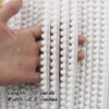 IDONGCAI Mini Pom Poms Trim Ribbon White Pom Pom Ball Fringe Trim Tassel Sewing Trim for Home Curtain Clothes Pillow Decoration…