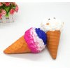 Magik Scented Jumbo Squishies Unicorn Bear Ice Cream Cone Galaxy Toys Cute Slow Rising Squishy Kids Children Adult for Holiday and Stress Relieve (Ice Cream Pink/White/Blue, 7.48 x 4.13 Inch)