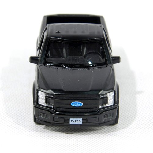 Tianmei 1:32 Scale Pickup Truck Alloy Die-Cast Car Model Collection Decoration Ornaments, Kids Play Vehicle Toys with Pull Back Action and Open Doors (FT 150 - Black)